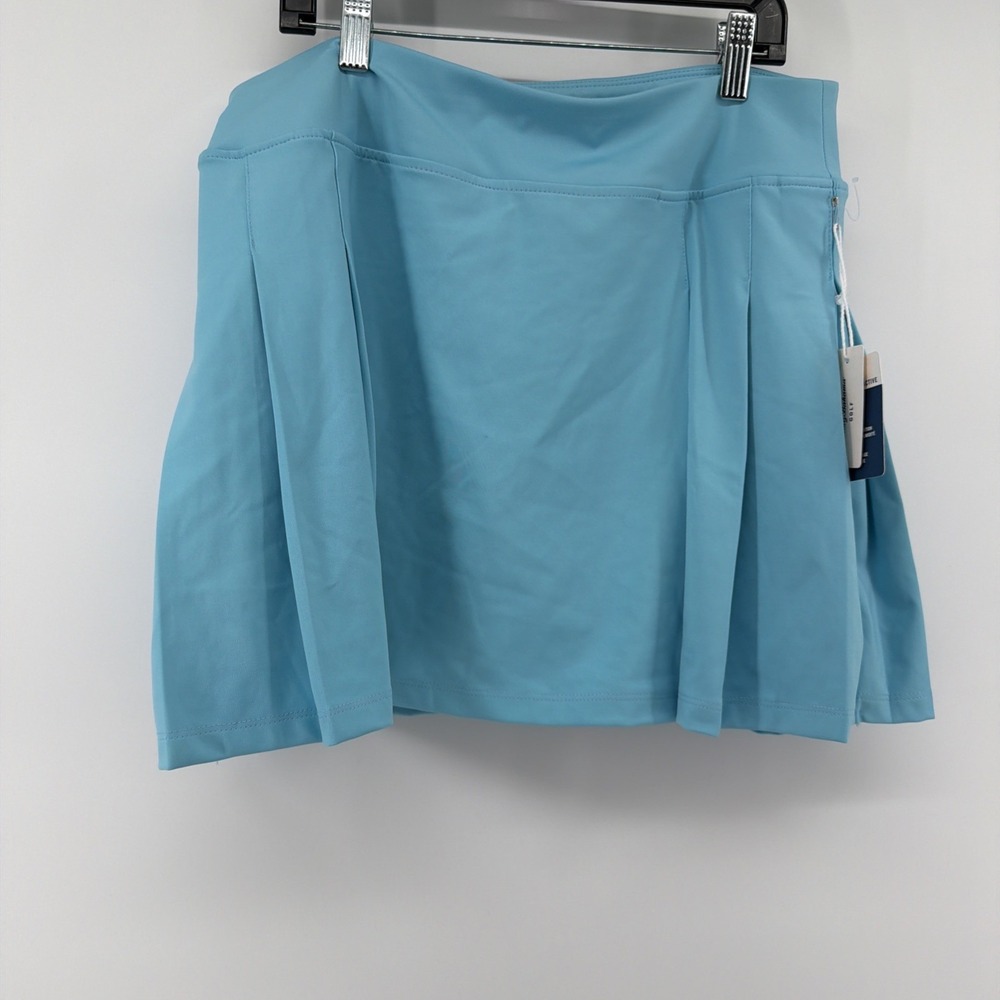 Tommy Bahama Golf UPF 50  A-Line Skort Skirt Aqua Teal Size L: NWT‎